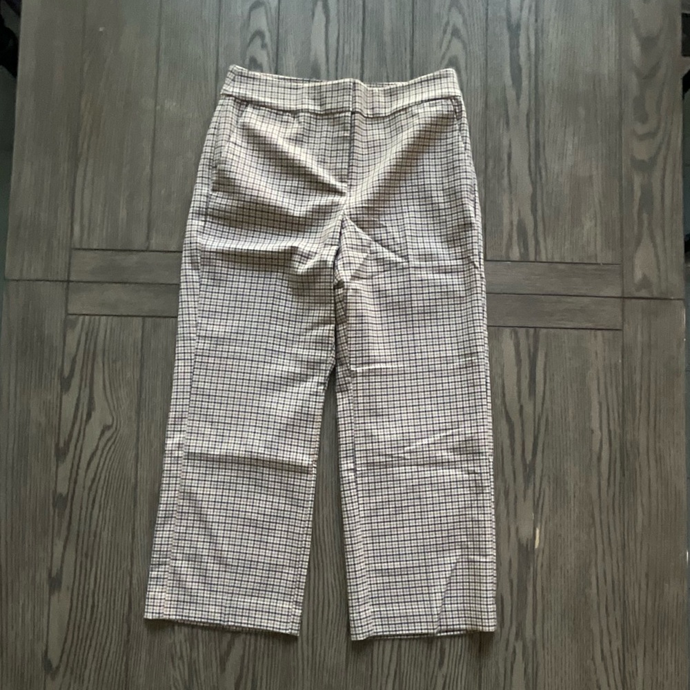 LOFT Outlet Checkered Trousers - 4 petite